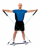 Bodylastics Workout-Stick 120 cm inkl. 2 Clip-Tubes