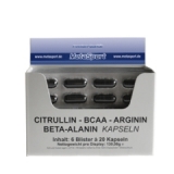 MetaSport Citrullin-BCAA-Arginin-Beta Alanin, 120 Kaps. Blister