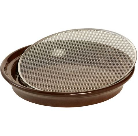 Eschenfelder Kressesieb Keramikschale 21,5 cm