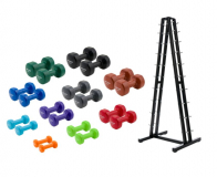 Vinyl-Fausthantel-Set für Workouts Heimbereich und Verein