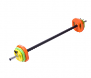 Langhantel-Set mit bodenschonender Ummantelung