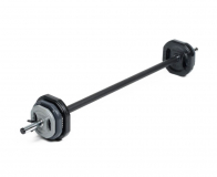 Langhantel-Set mit bodenschonender Ummantelung